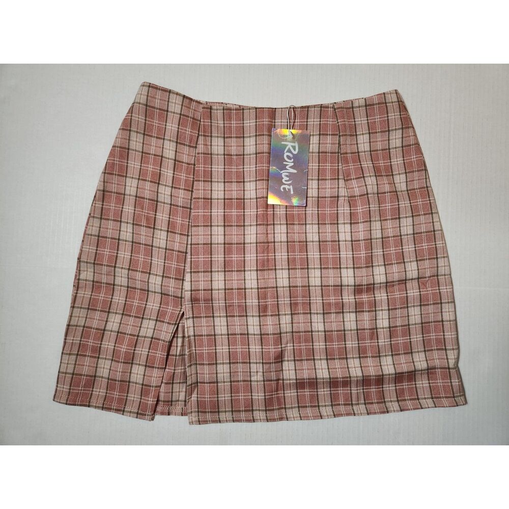 Romwe Plaid Skirt – Women’s Size Small 4